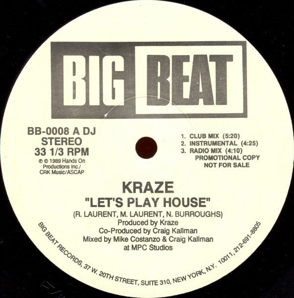 Kraze - Let's Play House