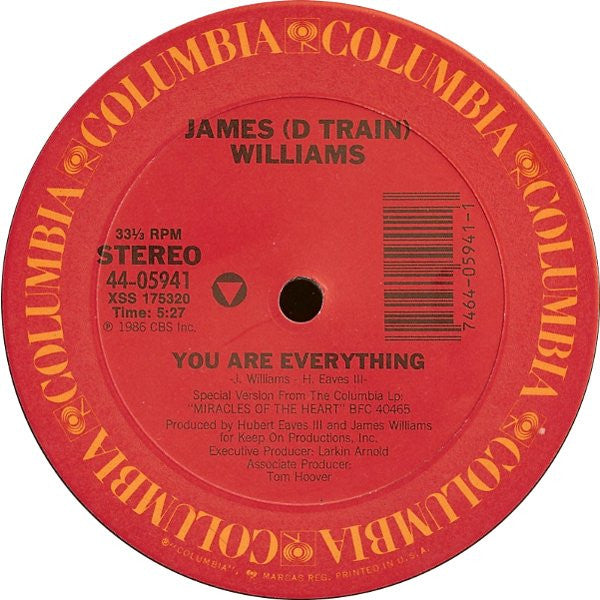James "D-Train" Williams - You Are Everything