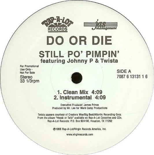Do Or Die - Still Po' Pimpin'