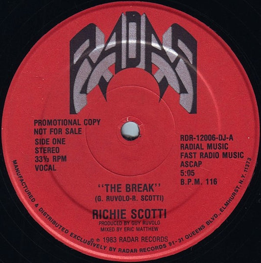 Richie Scotti - The Break / Breaker