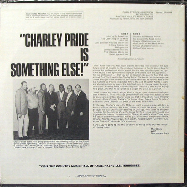 Charley Pride - In Person