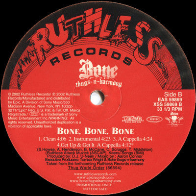 Bone Thugs-N-Harmony - Get Up & Get It / Bone, Bone, Bone