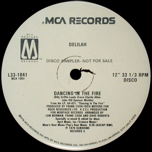 Delilah (3) - Dancing In The Fire