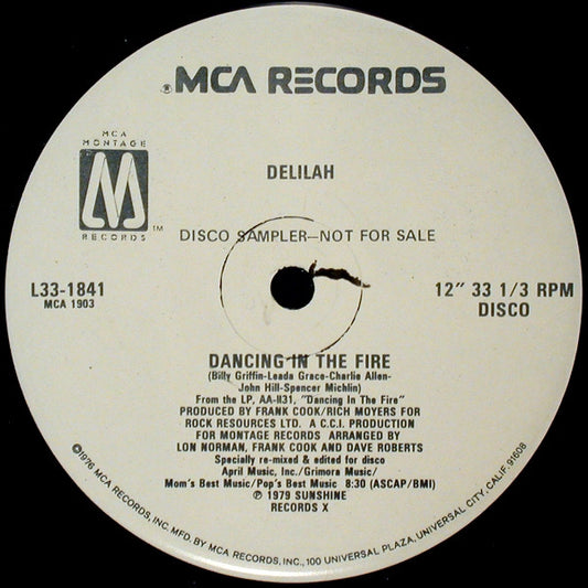 Delilah (3) - Dancing In The Fire