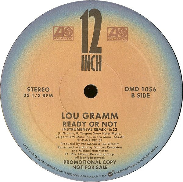 Lou Gramm - Ready Or Not