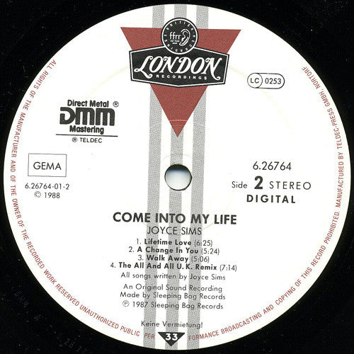 Joyce Sims - Come Into My Life