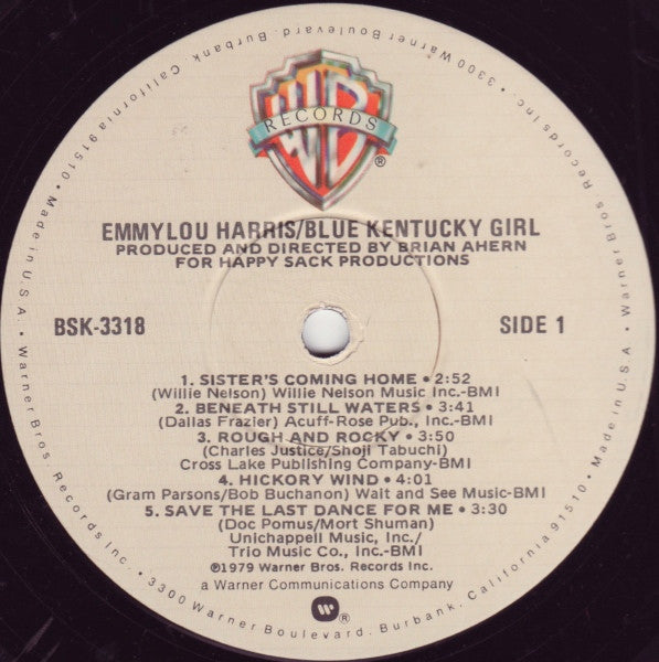 Emmylou Harris - Blue Kentucky Girl