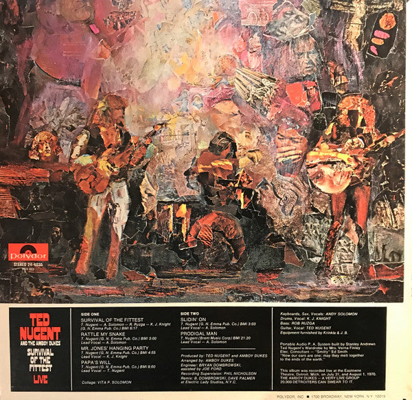 Ted Nugent - Survival Of The Fittest - Live