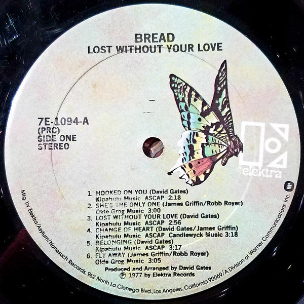 Bread - Lost Without Your Love
