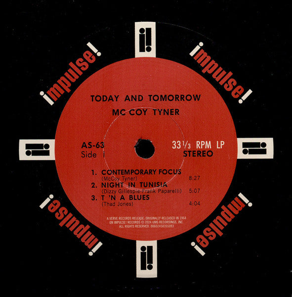 McCoy Tyner - Today And Tomorrow