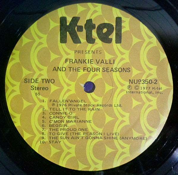 The Four Seasons - The Greatest Hits Of Frankie Valli & The Four Seasons