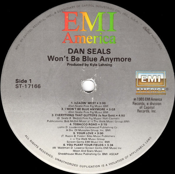 Dan Seals - Won't Be Blue Anymore