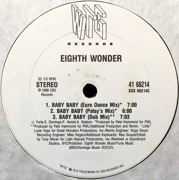 Eighth Wonder - Baby Baby