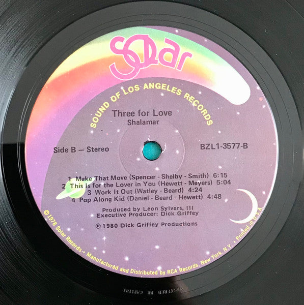 Shalamar - Three For Love