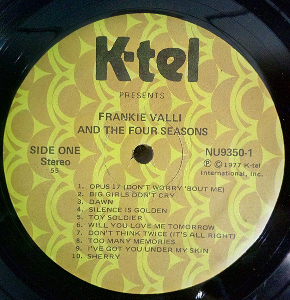 The Four Seasons - The Greatest Hits Of Frankie Valli & The Four Seasons