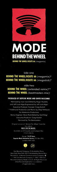 Depeche Mode - Behind The Wheel / Route 66 (Megamix)