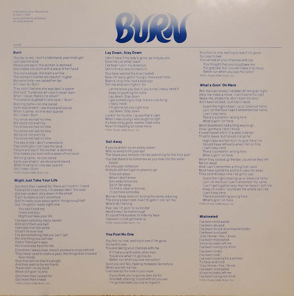 Deep Purple - Burn