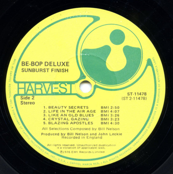 Be Bop Deluxe - Sunburst Finish