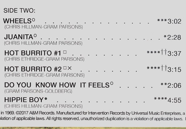 The Flying Burrito Bros - The Gilded Palace Of Sin