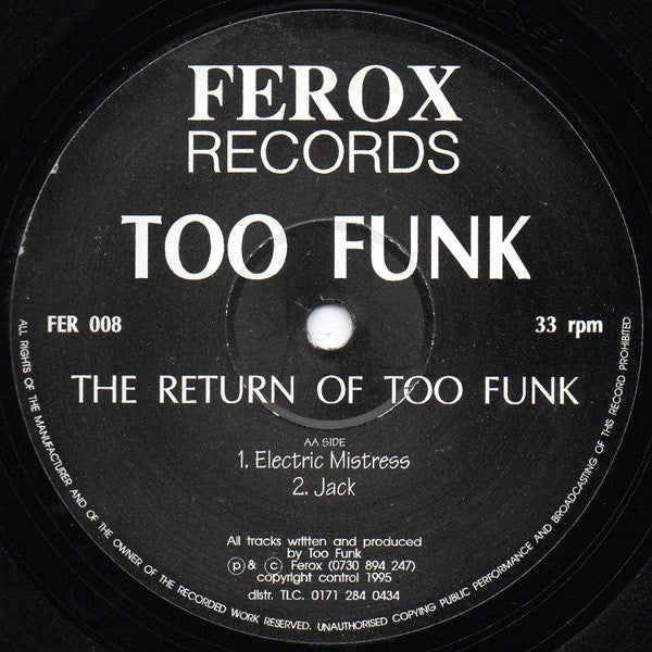 The Return Of Too Funk