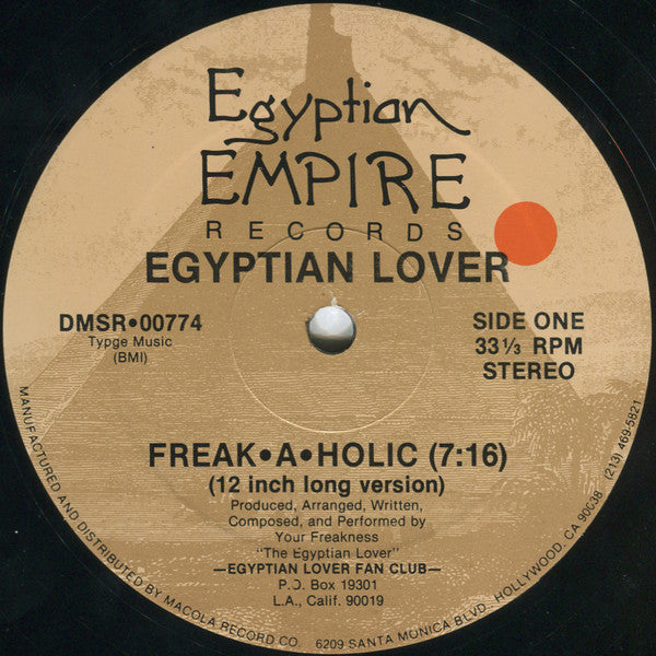 Egyptian Lover - Freak-A-Holic (Re-mix)
