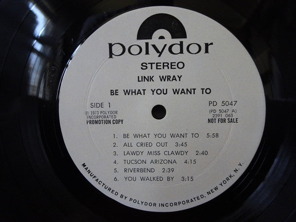 Link Wray - Be What You Want To