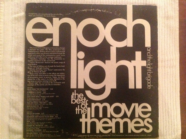 Enoch Light And The Light Brigade - The Best Of The Movie Themes