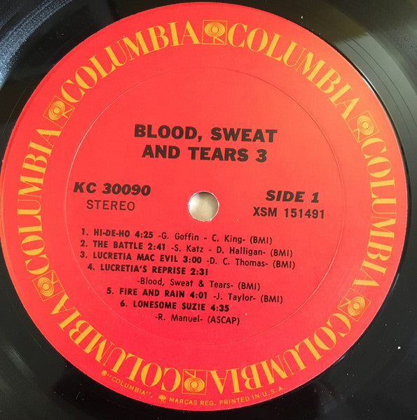 Blood, Sweat And Tears - Blood, Sweat And Tears 3