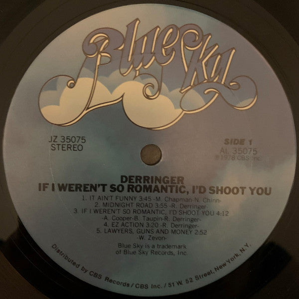 Derringer (2) - If I Weren't So Romantic, I'd Shoot You