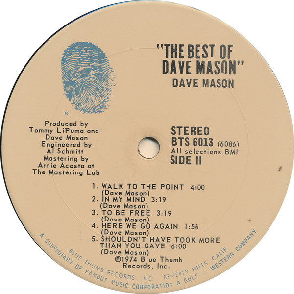 The Best Of Dave Mason
