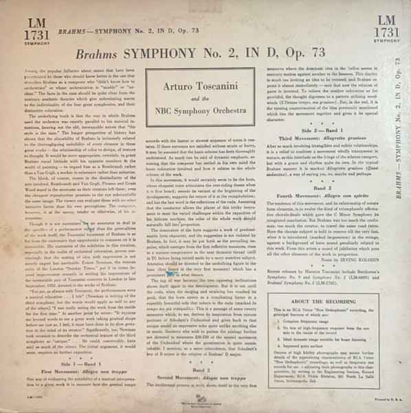 Johannes Brahms - Symphony No. 2