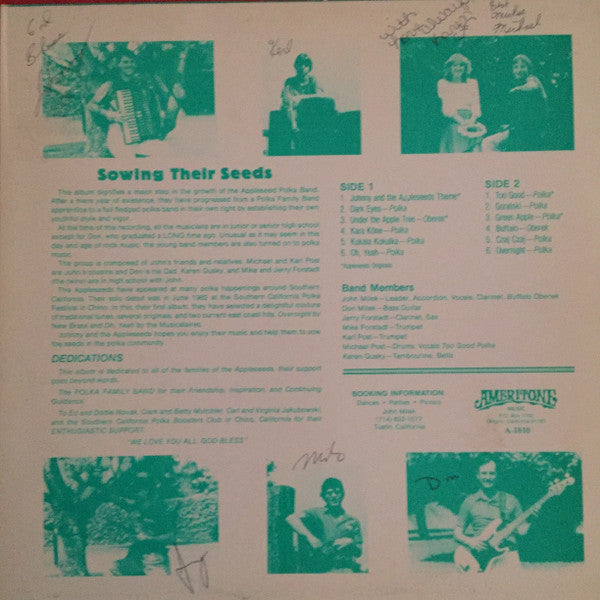 Johnny and the Appleseeds - Sowing Their Seeds