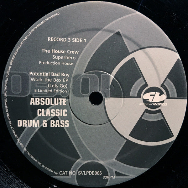 Various - Slammin' Vinyl Present Absolute Classic Drum & Bass