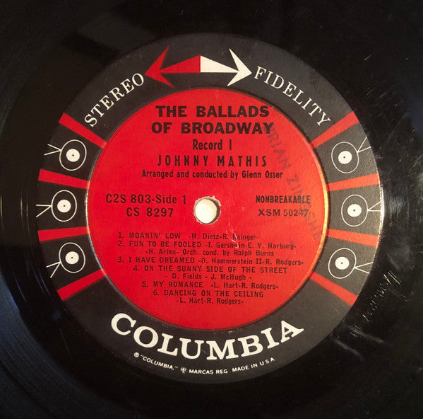 Johnny Mathis - The Rhythms And Ballads Of Broadway
