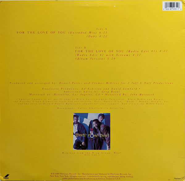 Tony! Toni! Toné! - For The Love Of You