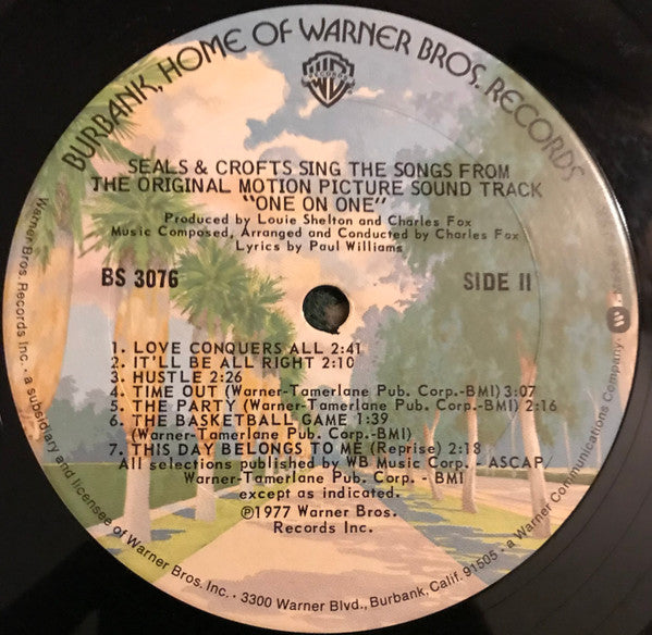 Seals & Crofts - Seals & Crofts Sing The Songs From The Original Motion Picture Sound Track "One On One"