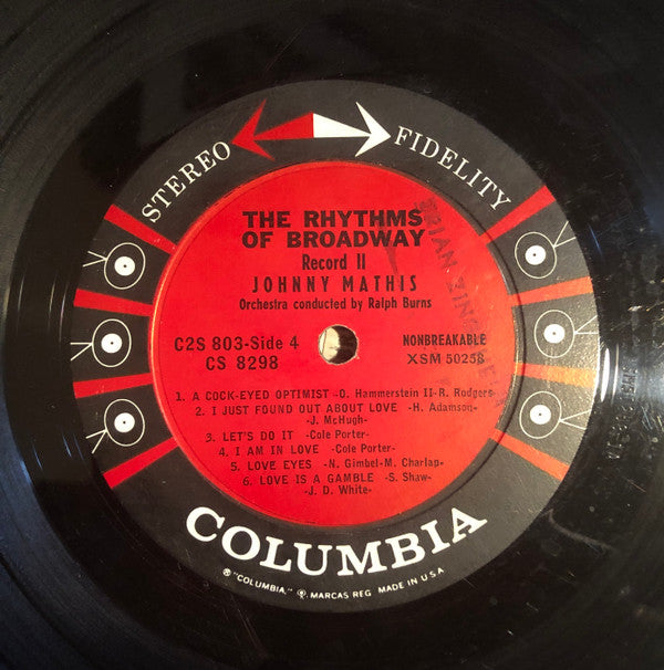 Johnny Mathis - The Rhythms And Ballads Of Broadway