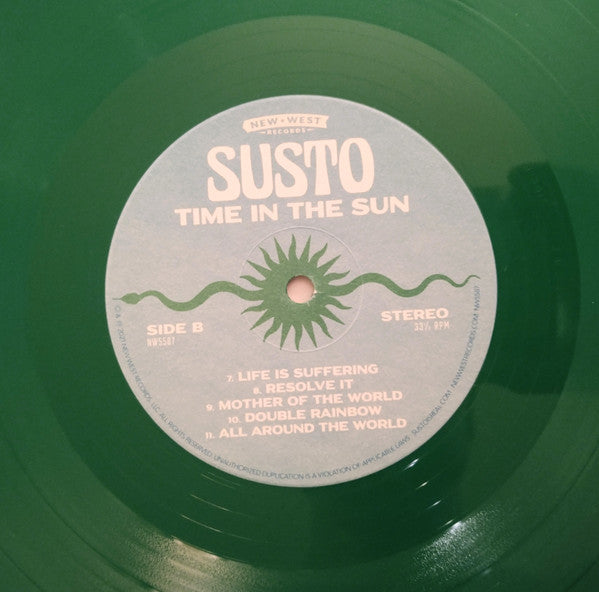 Susto - Time In The Sun [GREEN VINYL, AUTOGRAPHED]