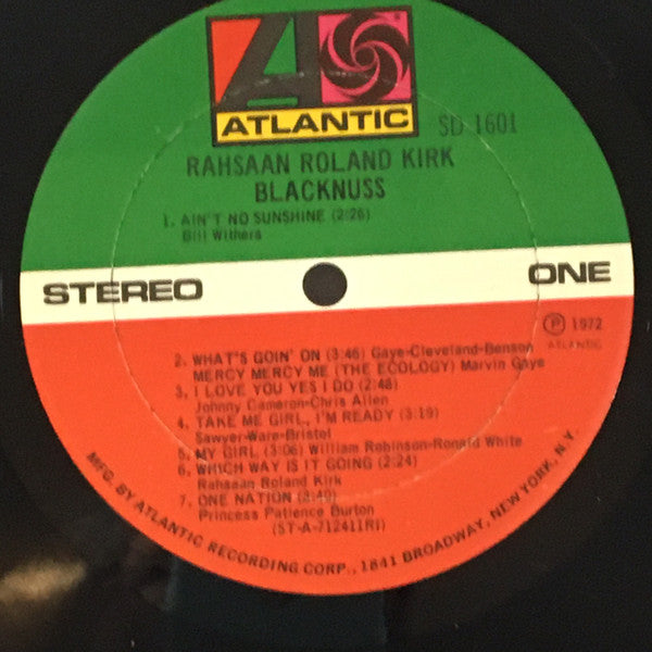 Roland Kirk - Blacknuss