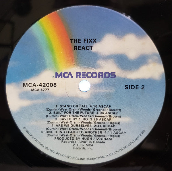 The Fixx - React