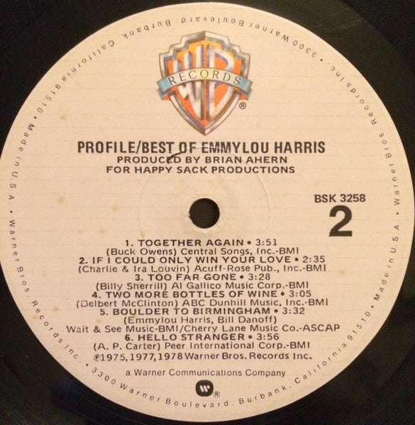 Profile / Best Of Emmylou Harris