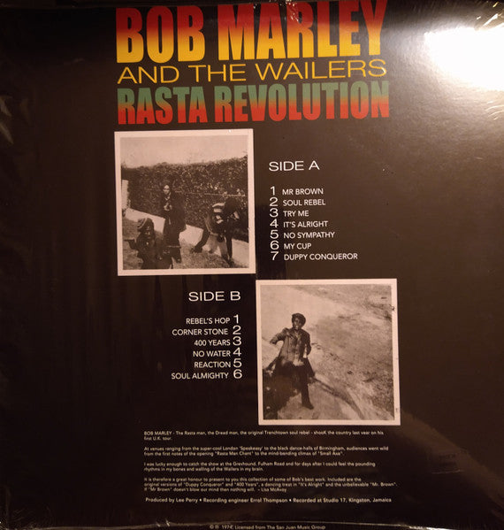 Bob Marley & The Wailers - Rasta Revolution [GREEN SPLATTER]