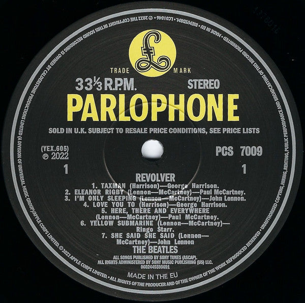The Beatles - Revolver [180g, Half-Speed Remix / Remaster, 2022]