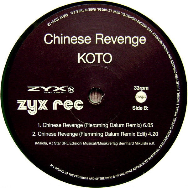 Koto - Chinese Revenge