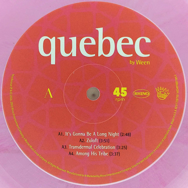 Ween - Quebec [RED + MAGNETA]
