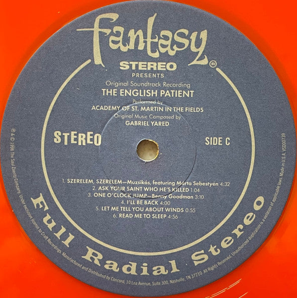 The English Patient (Original Soundtrack Recording)