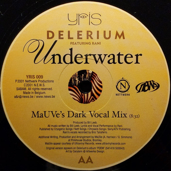 Delerium - Underwater (Remixes By Rank 1 / MaUVe)