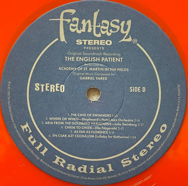 The English Patient (Original Soundtrack Recording)