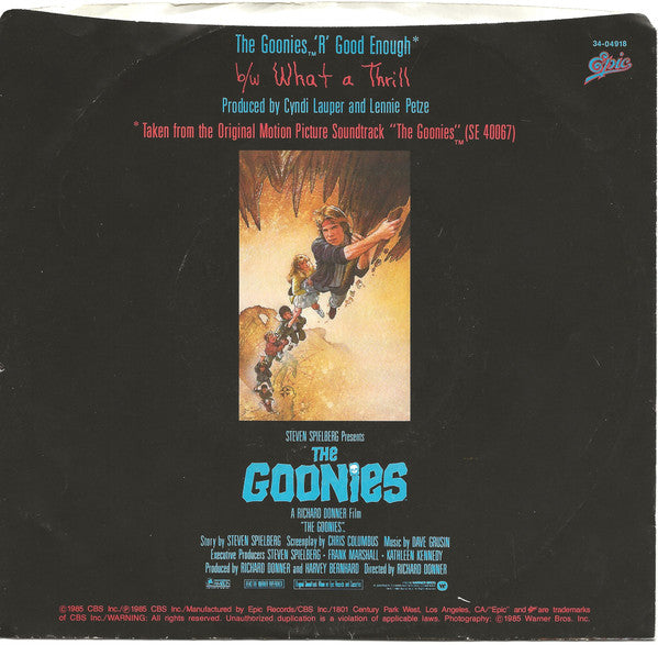 Cyndi Lauper - The Goonies 'R' Good Enough