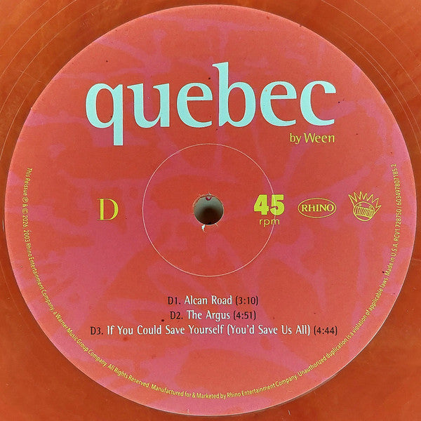 Ween - Quebec [RED + MAGNETA]